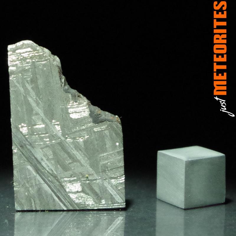 Muonionalusta meteorite slice 9.0g with shock fracture