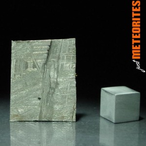 Muonionalusta meteorite slice 7.0g with shock fracture