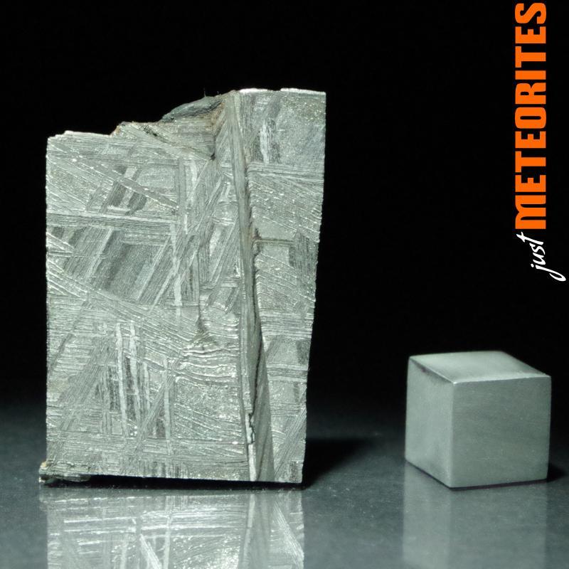 Muonionalusta meteorite slice 9.7g with shock fracture