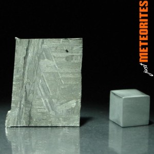 Muonionalusta meteorite slice 6.9g with shock fracture