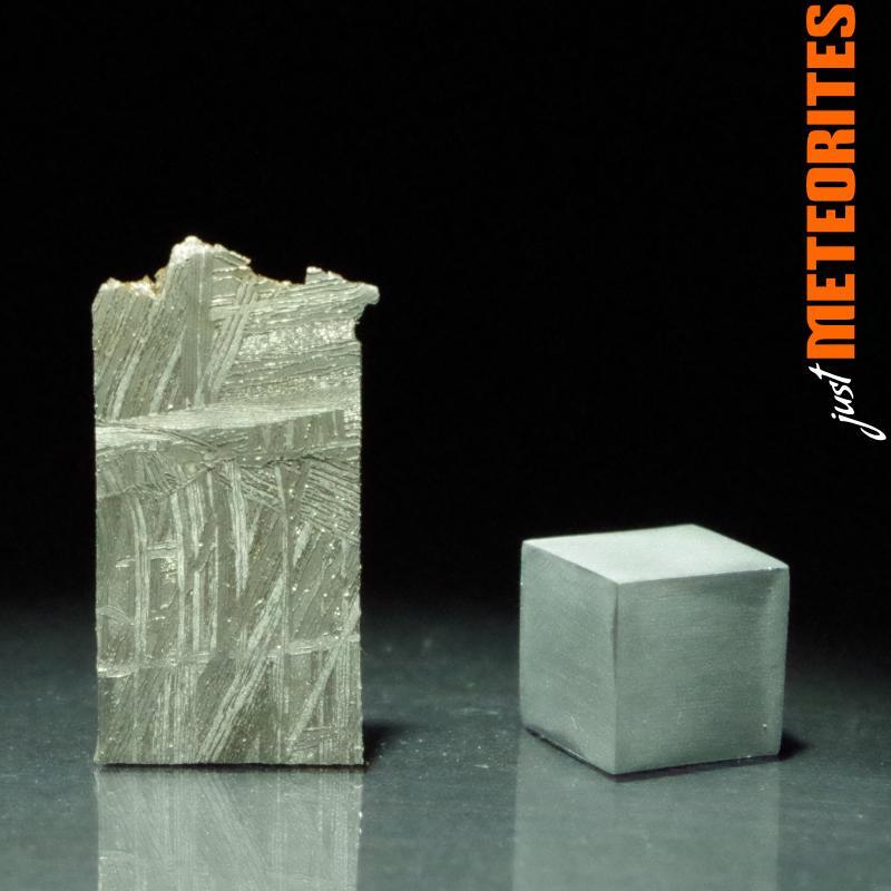 Muonionalusta meteorite slice 3.6g with shock fracture