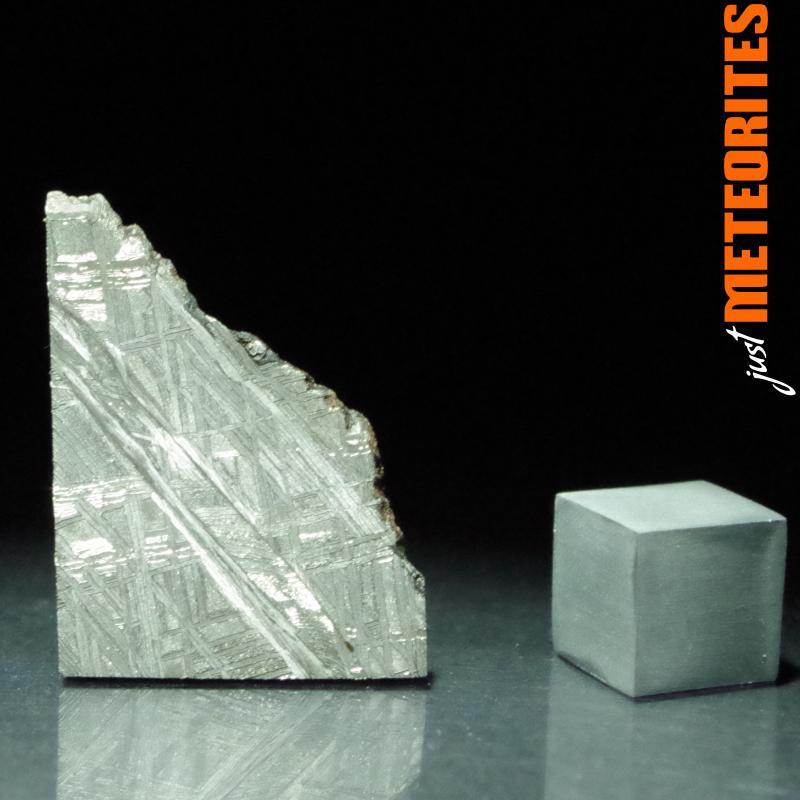 Muonionalusta meteorite slice 5.1g with shock fracture